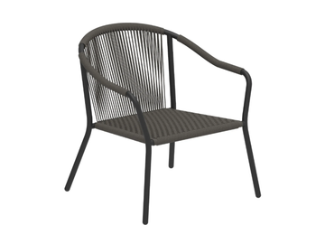 SAMBA - Stackable Olefin fiber garden armchair with armrests by Royal Botania - view 2